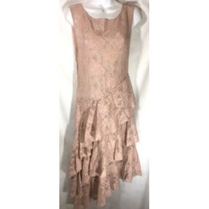 Intimately Free People Lace Slip Dress SZ S Sheer